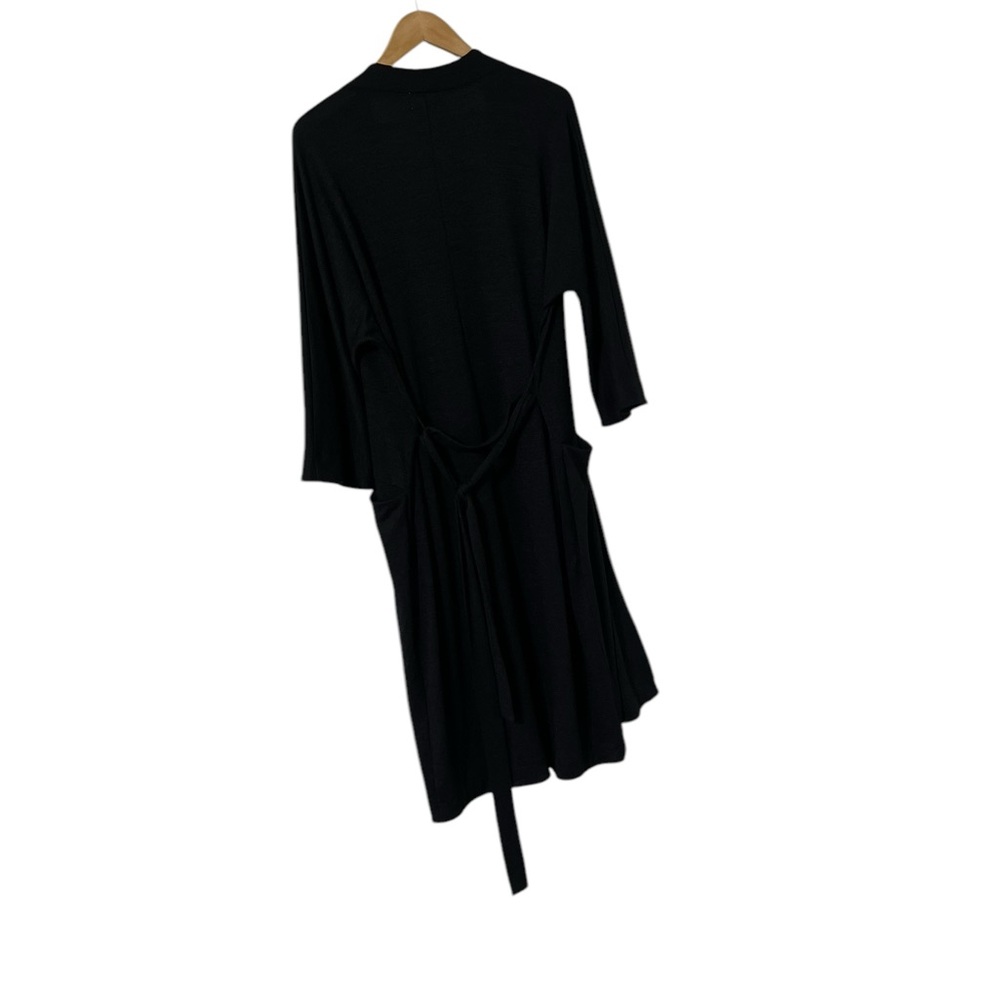 ARITZIA Wilfred Free Black Belted Knit Long Cardigan Sweater - Picture 7 of 9
